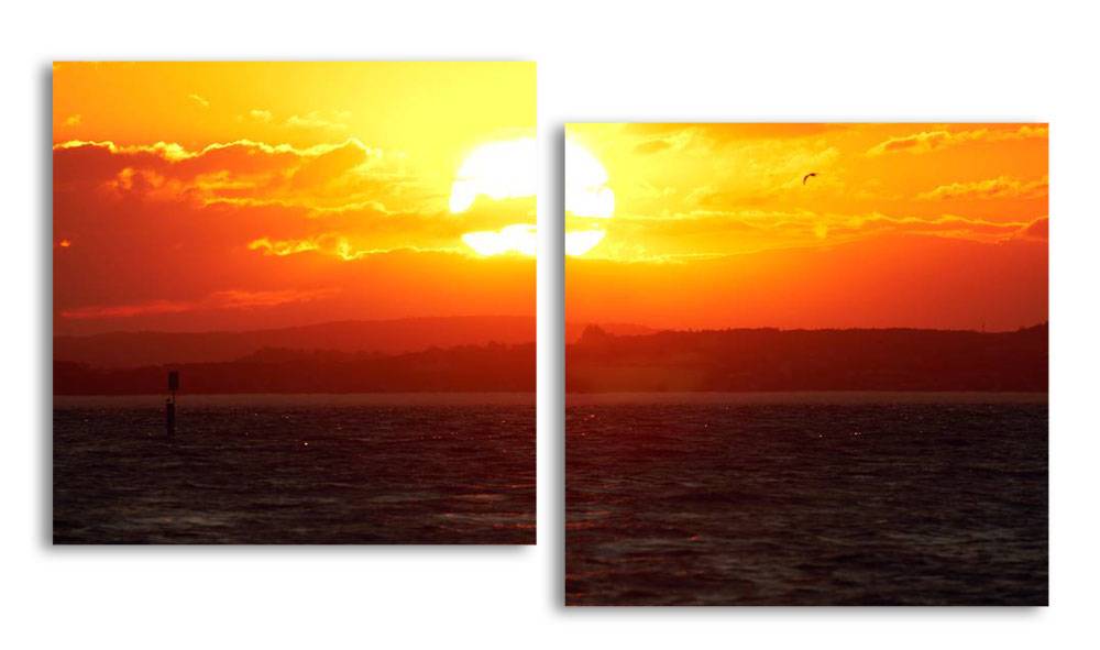 

Модульная картина LaPrint Закат 200х109 см