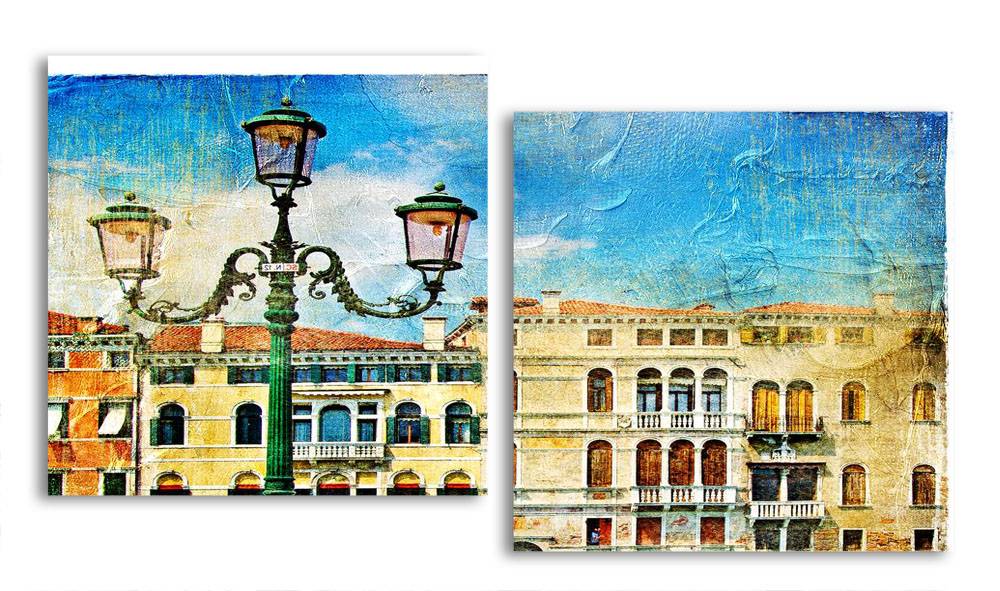

Модульная картина LaPrint Винтажный фонарь 200х109 см