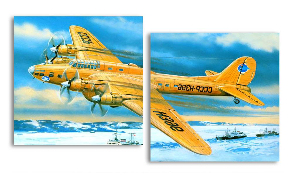 

Модульная картина LaPrint Бомбардировщик 200х109 см