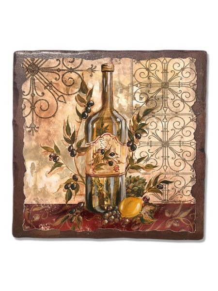 

Картина под старину на дереве "Бутылка с маслом" 30*40 см (STD-0012293)