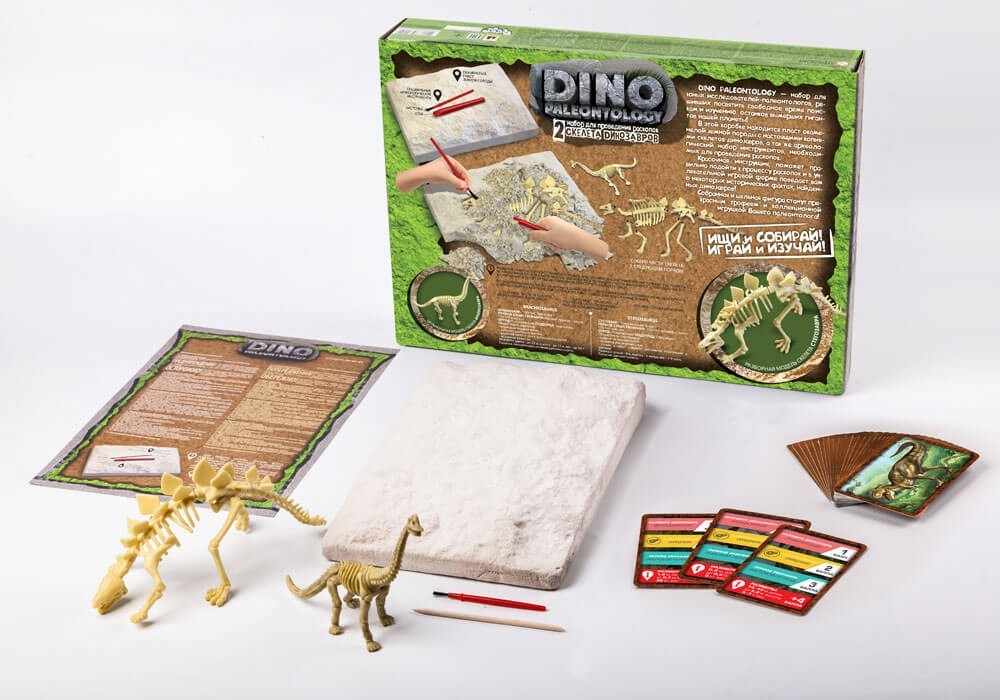 

Раскопки динозавров Danko toys Стегозавр и Брахиозавр