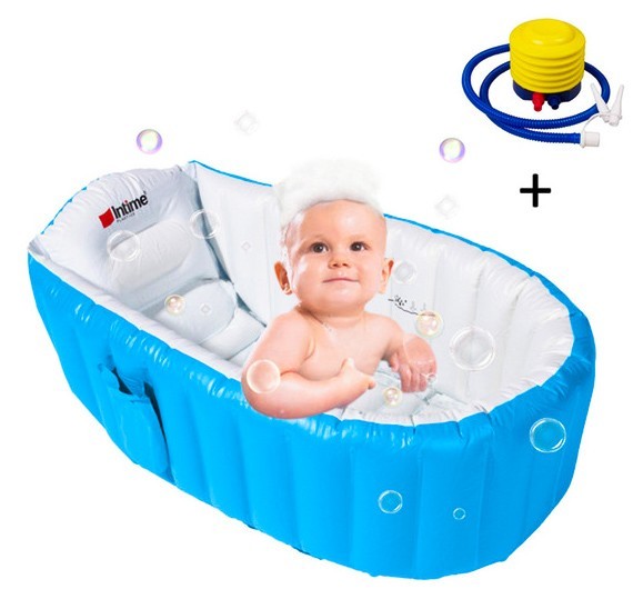 

Детская ванночка для купяния Intime с подушкой и ножным насосом 98X65X28 см