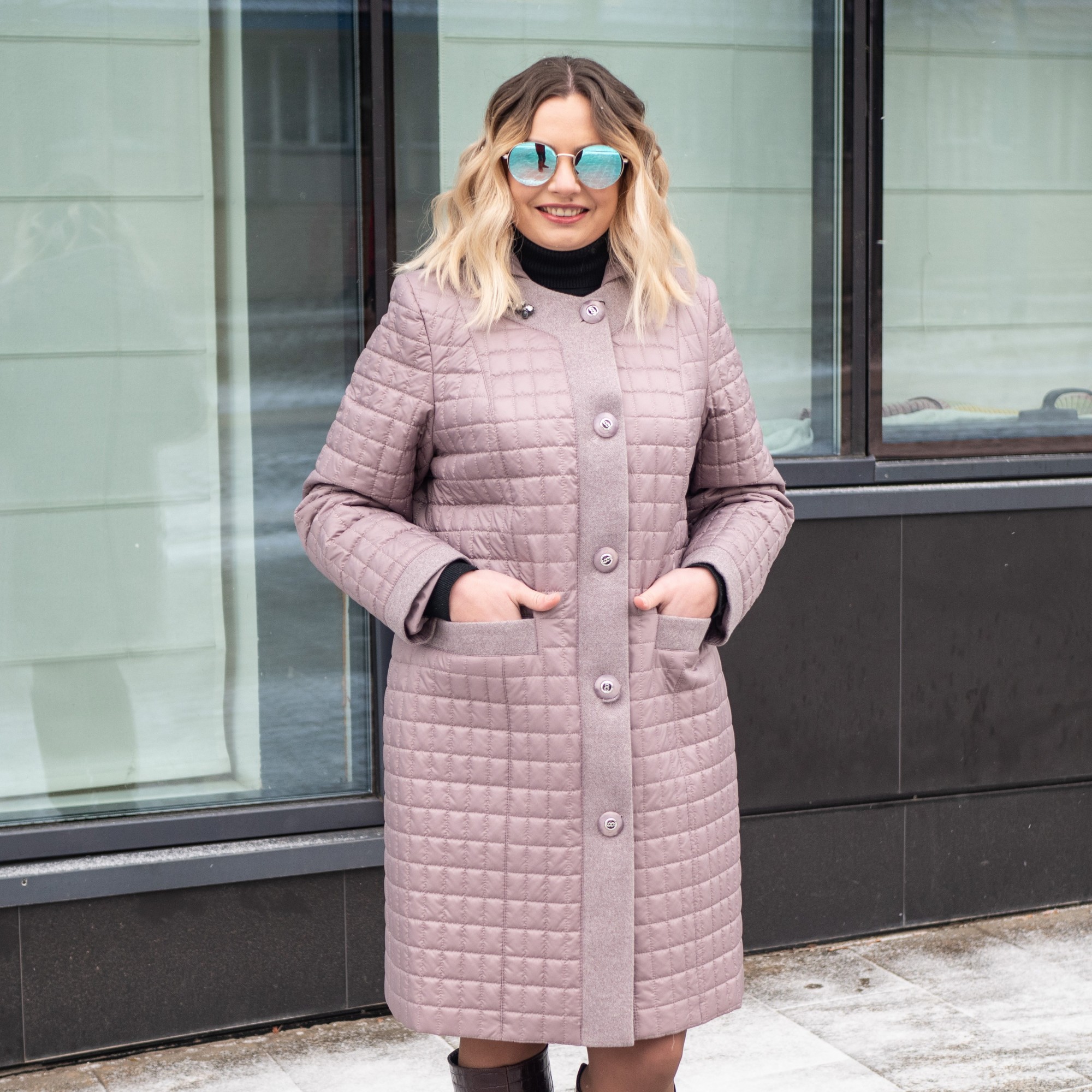 

Куртка женская весенняя большого размера UF-fashion Glamur plash-ad  темная пудра, Куртка женская весенняя большого размера UF-fashion Glamur plash-ad 52 темная пудра