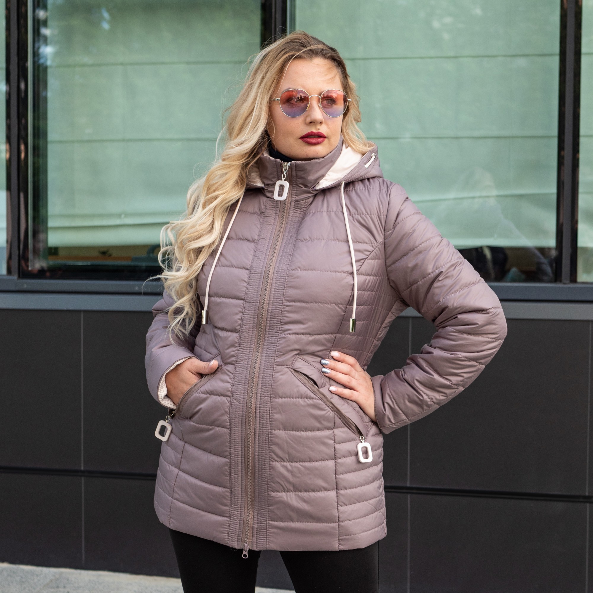 

Женская демисезонная куртка UF-Fashion Натали  шоколадный, Женская демисезонная куртка UF-Fashion Натали 54 шоколадный