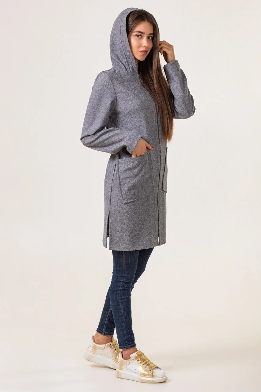 

Женский кардиган UF-Fashion 2025-42 серый