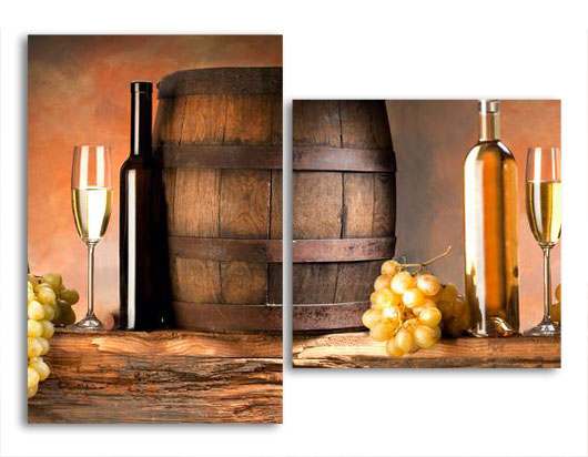 

Модульная картина LaPrint Винный погреб 200х145 см