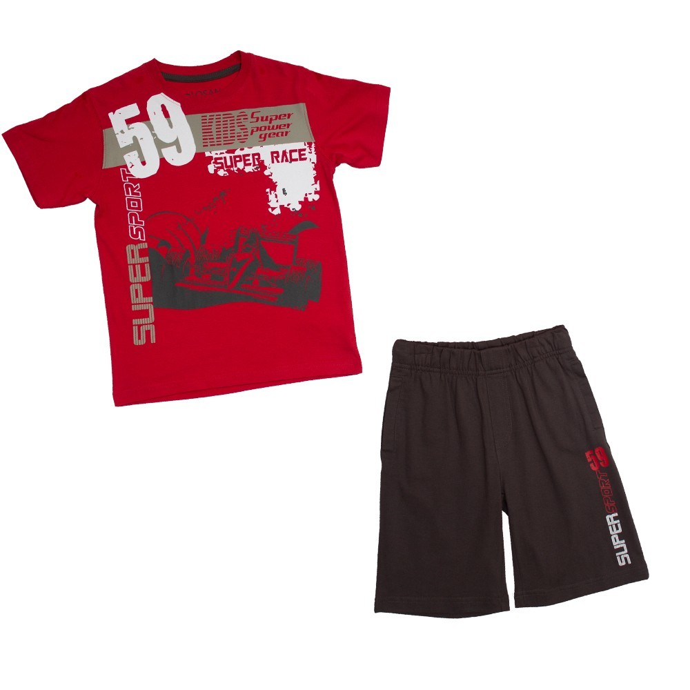 

Костюм : Футболка и шорты Losan Kids boys (315-8003AC/51) Красный 4 Years-104 см
