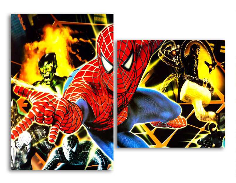 

Модульная картина LaPrint Spiderman 200х145 см