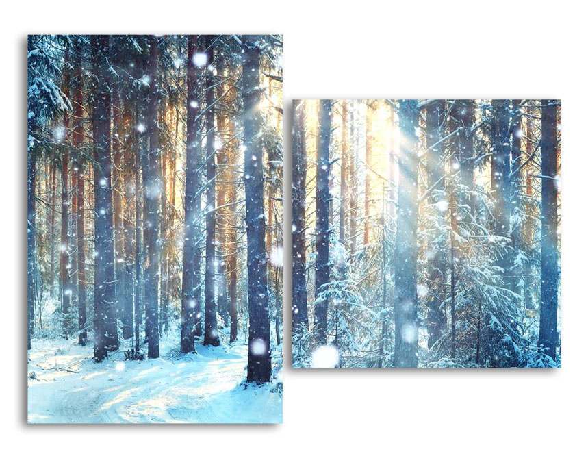 

Модульная картина LaPrint Солнечная зима 200х145 см