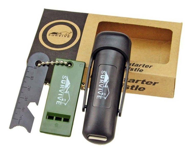 

Походное огниво кресало Bonka kub со свистком