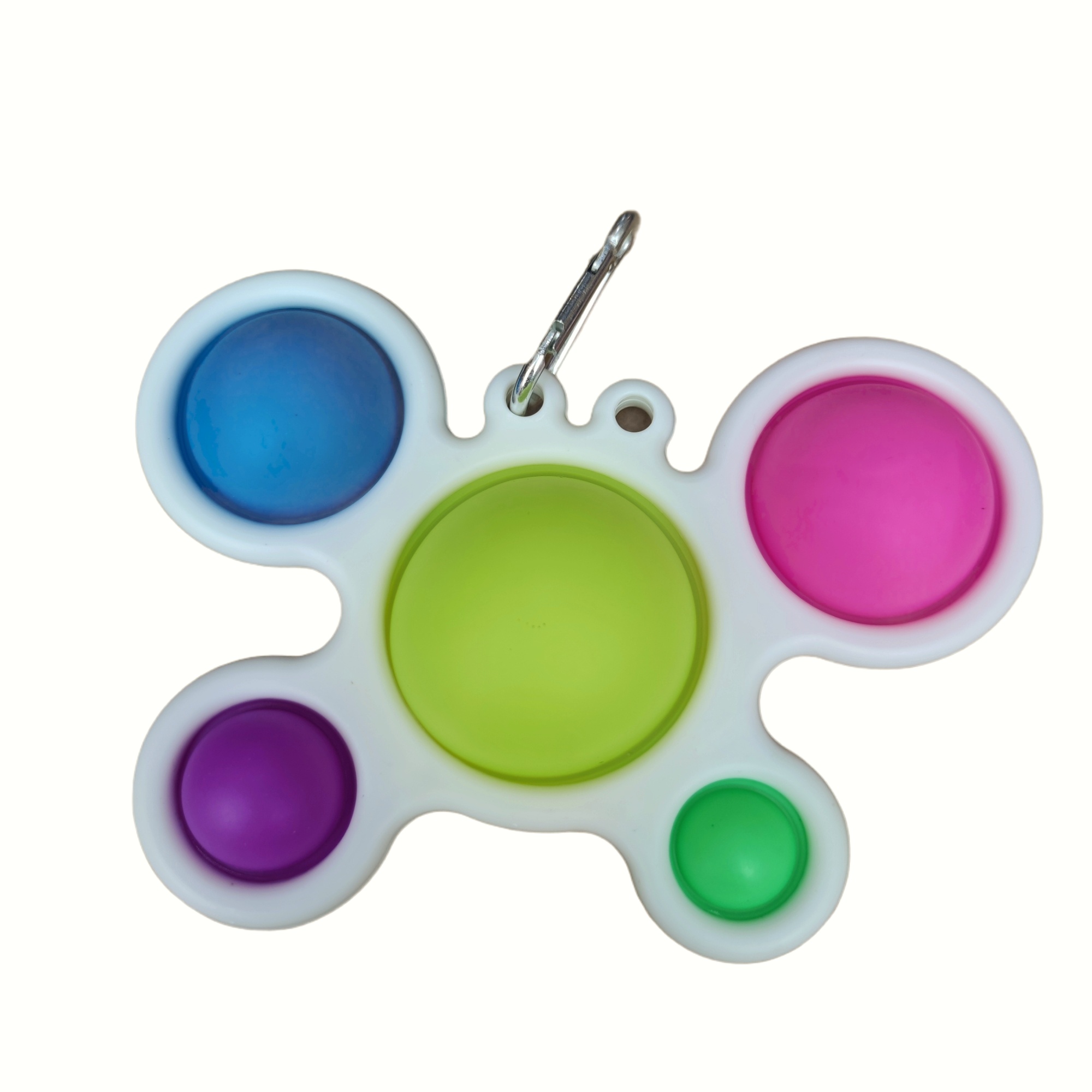 

Сенсорная игрушка Simple Dimple Крабик 5 пупырок поп ит антистресс симпл димпл pop it брелок
