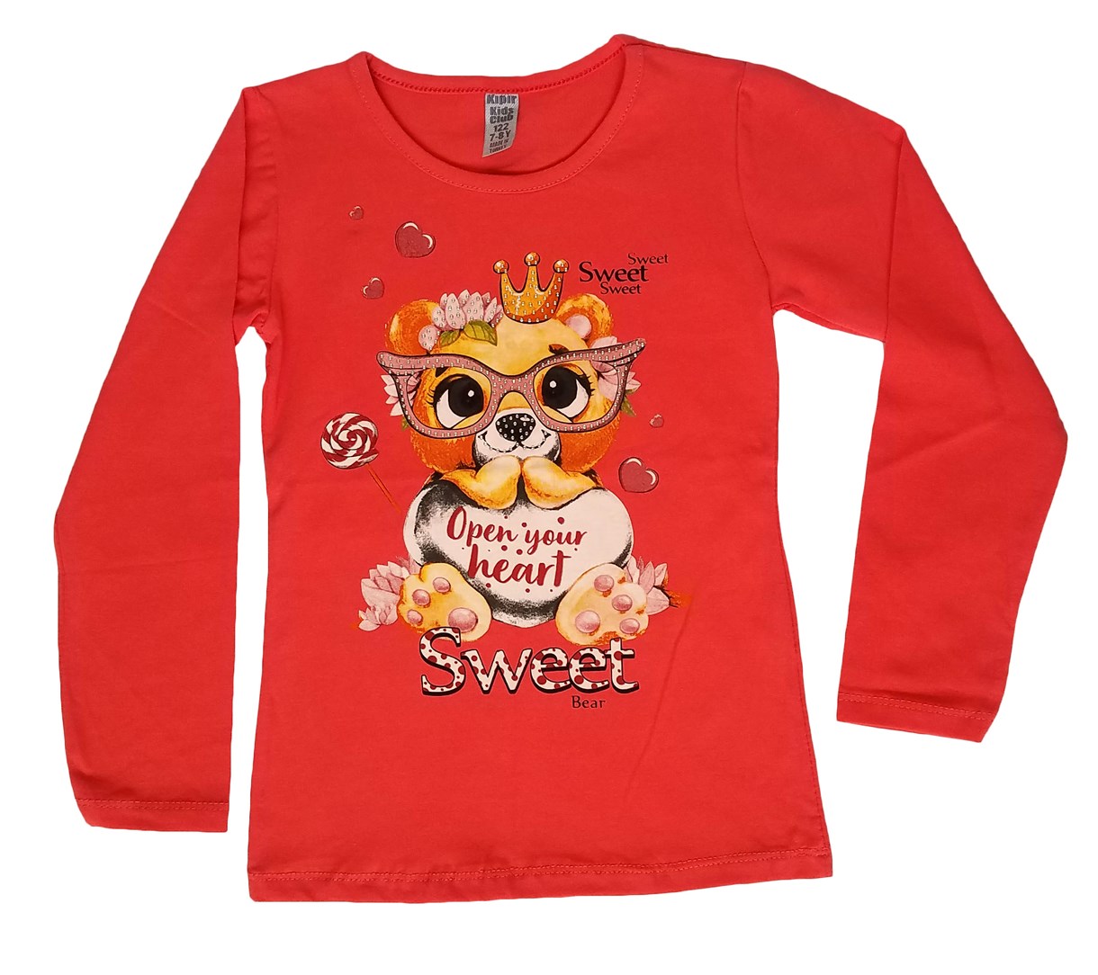 

Лонгслив фуксия Open your heart Kipir Kids Club Рост: 122 см Возраст: 7-8 лет