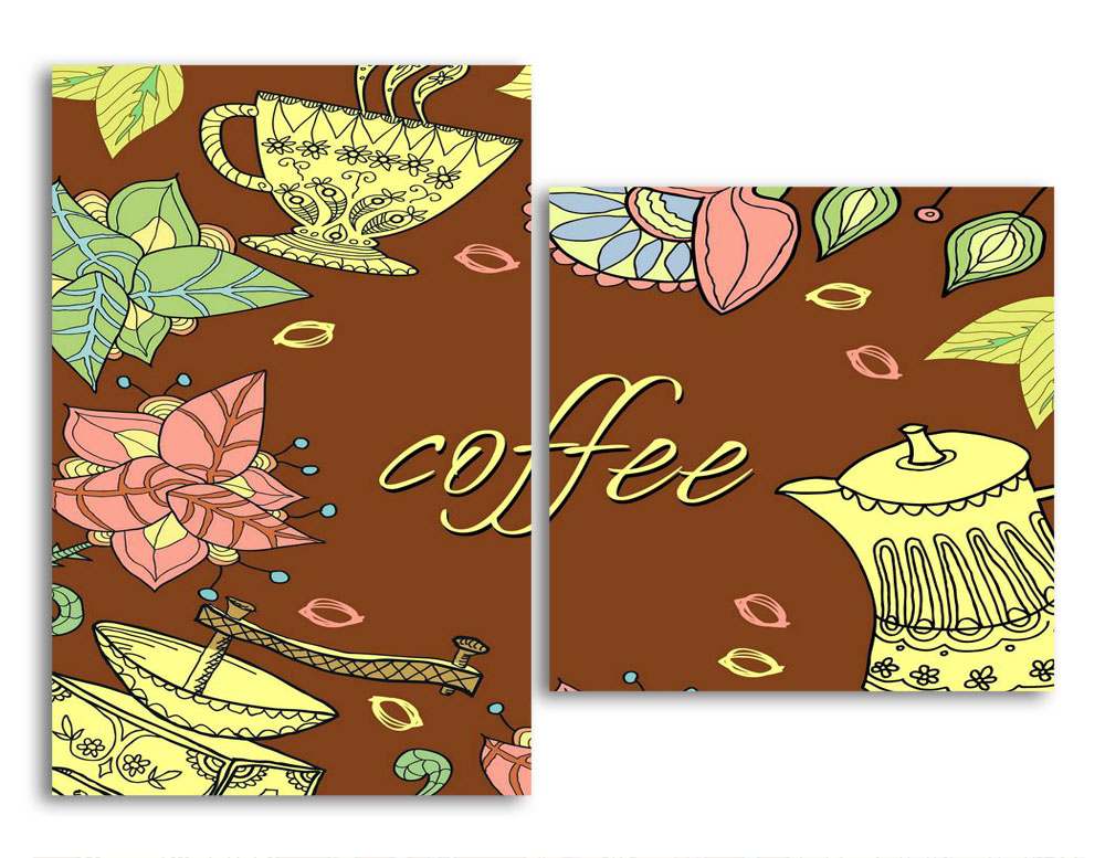 

Модульная картина LaPrint Кофе 200х145 см