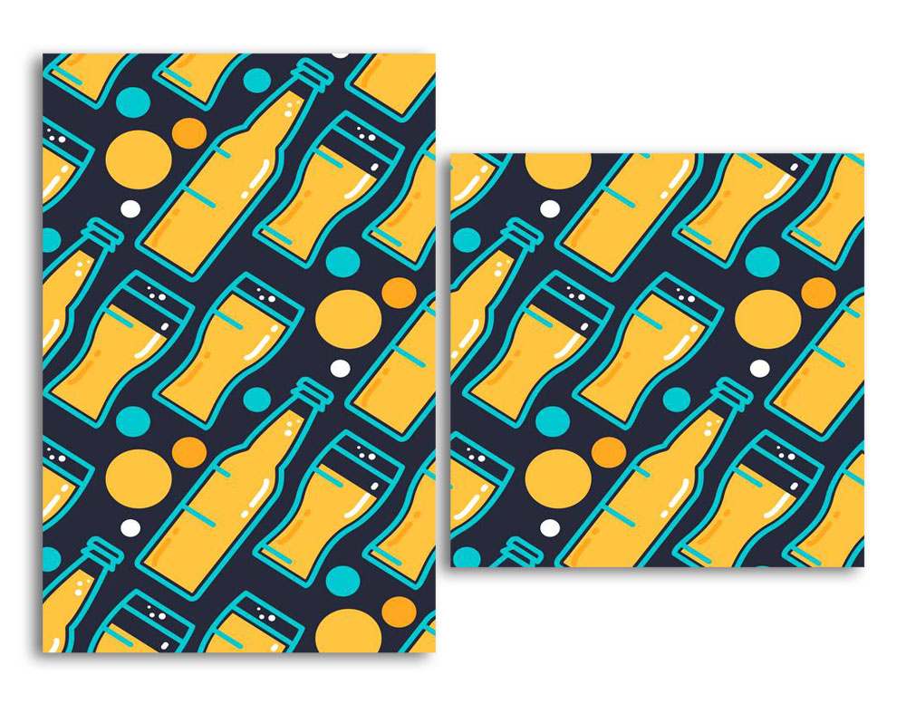

Модульная картина LaPrint Напитки 200х145 см