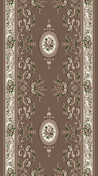 

Ковер Витебские Ковры Вивальди 2940 1.5x20 м. Дорожка Коричневый_coffee/natural