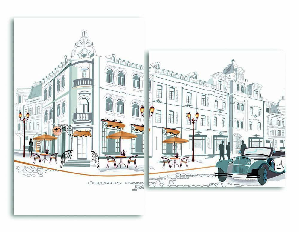 

Модульная картина LaPrint Улица 200х145 см