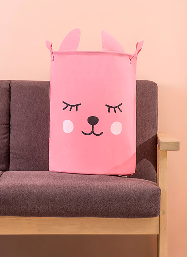 

Корзина для игрушек, белья, хранения Pink fox Berni Home Розовый (58444)