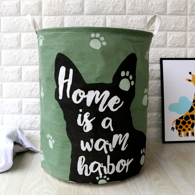 

Корзина для игрушек, белья, хранения Green dog Berni Home Зеленый (58466)