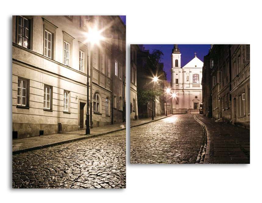 

Модульная картина LaPrint Старинный город 200х145 см