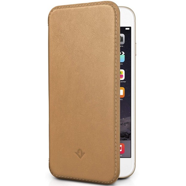 

​Ультратонкий кожаный чехол книжка twelve south SurfacePad Apple Iphone 6 Plus + Iphone 6s Plus + Brown