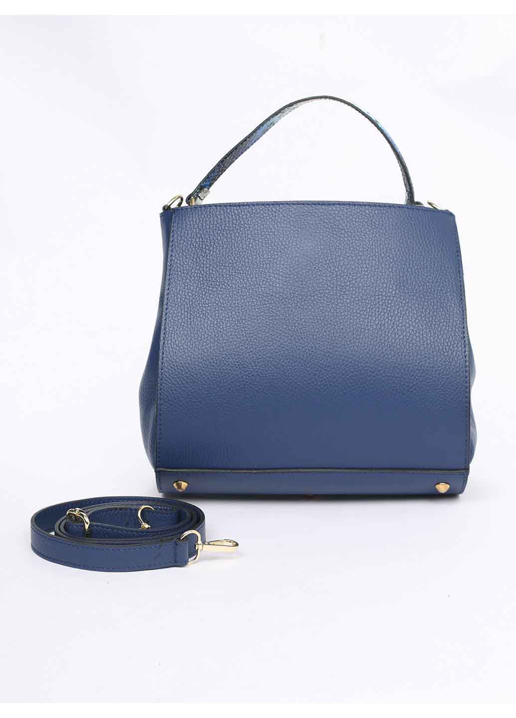 

Сумка На Каждый День Italian Bags 10172_blue Кожаная Синий