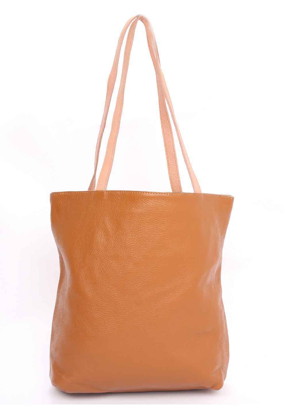 

Сумка На Каждый День Italian Bags 10130_cuoio Кожаная Коньячный