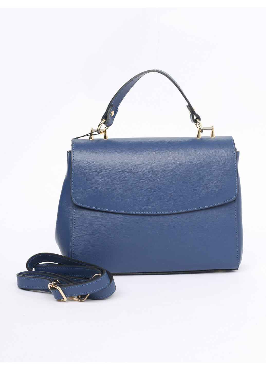 

Деловая Сумка Italian Bags 10175_blue Кожаная Синий
