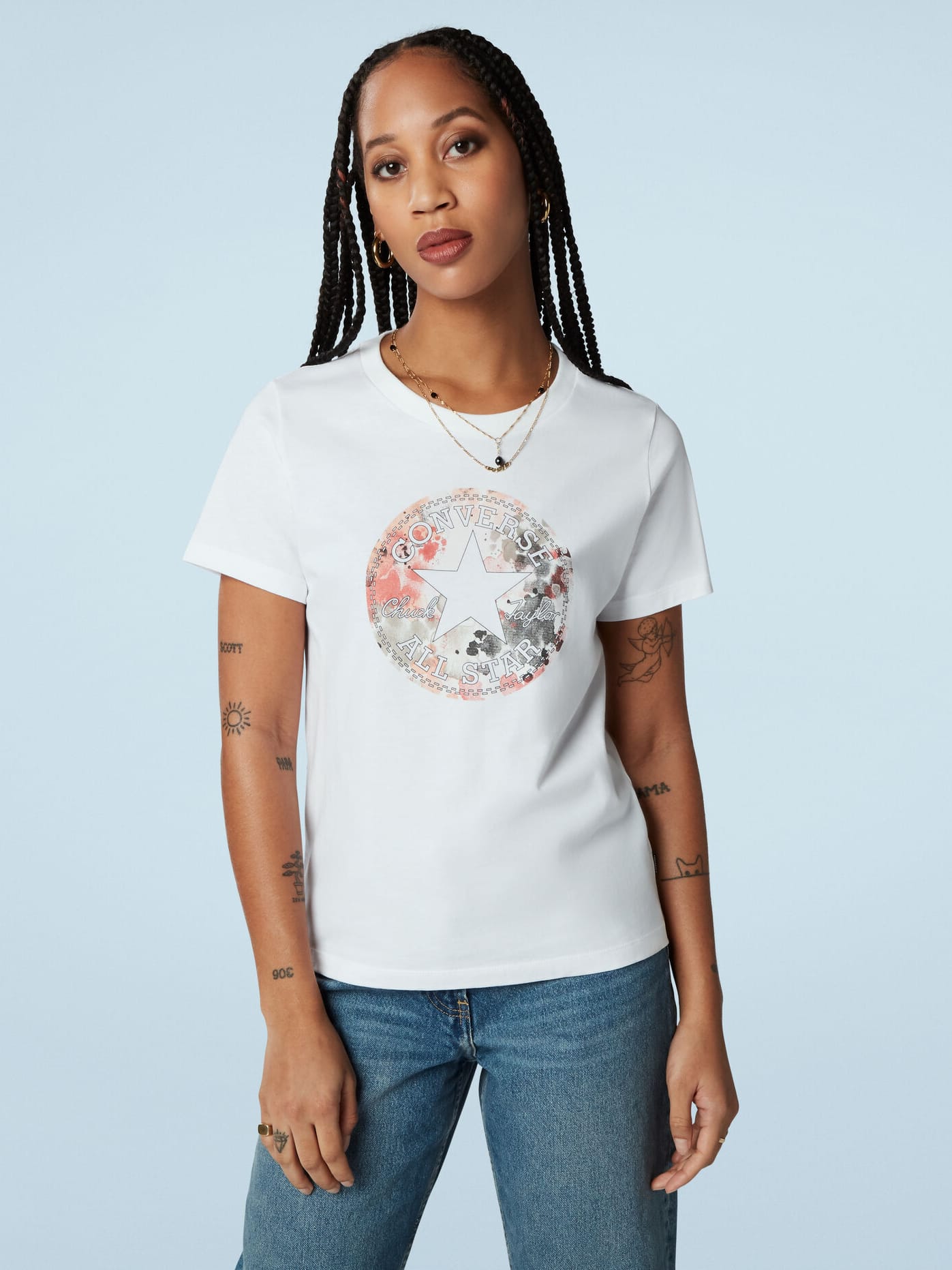 

Футболка Converse Festival Print Chuck Patch Infill 10022176-102 L White