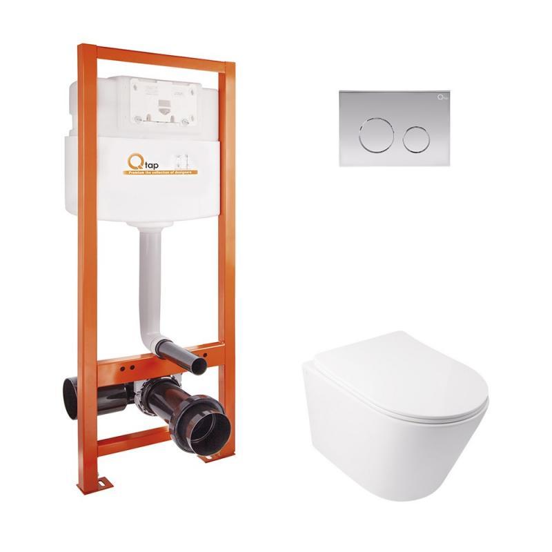 

Набор Qtap инсталляция Nest унитаз с сиденьем Swan (M425M11CRMQT16335178W)