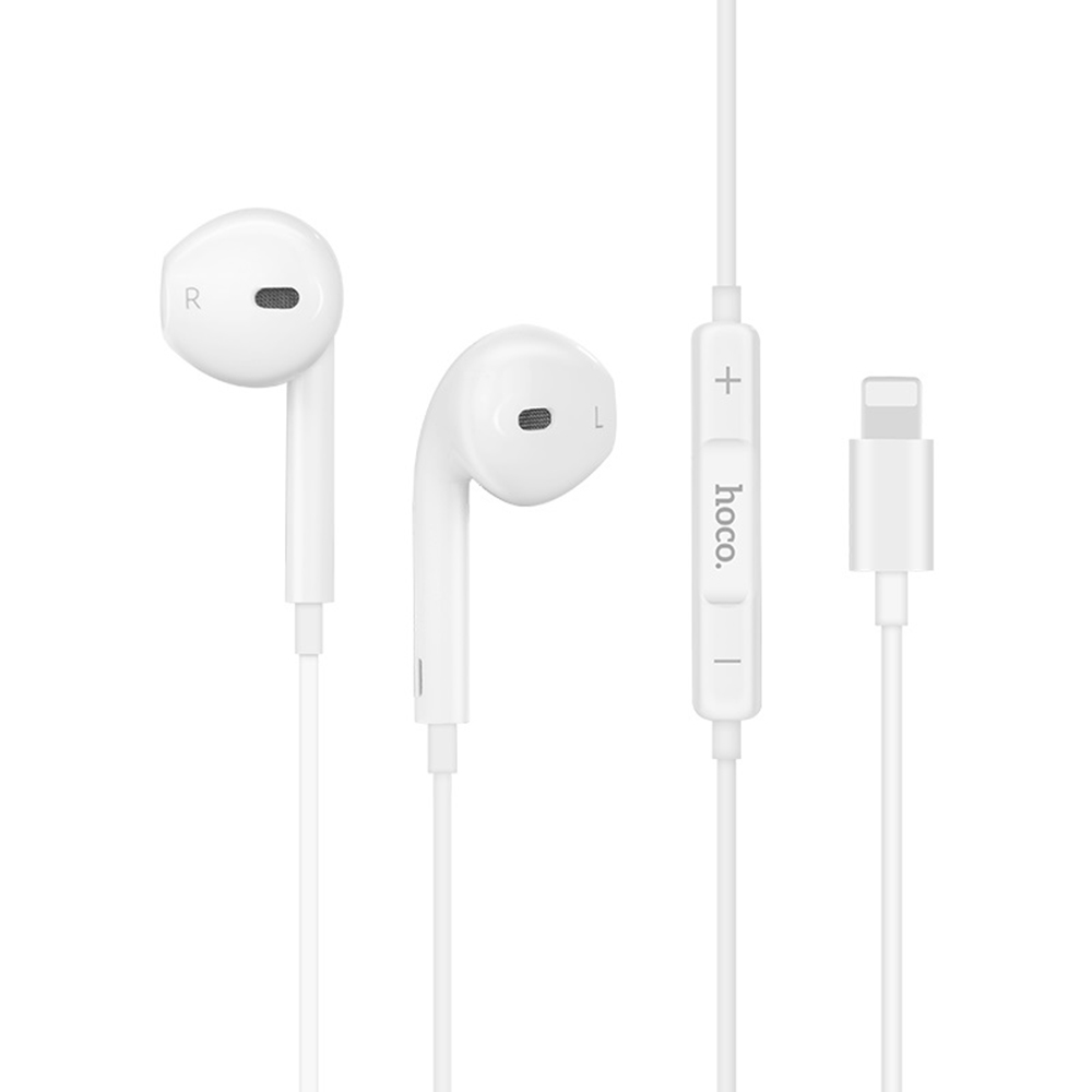 

Наушники-гарнитура Hoco L9 Lightning White (Q/HKKJ 010-2017)