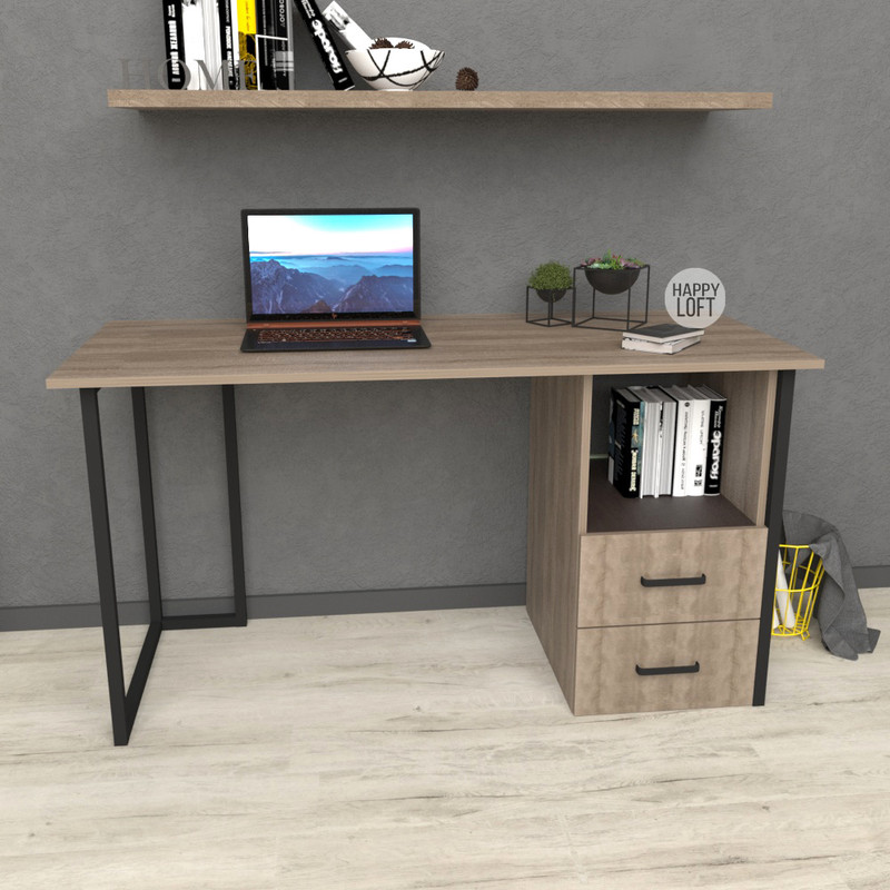 

Компьютерный стол LoftMLT S108 75x140x60 ЛДСП Белый Элит 16мм