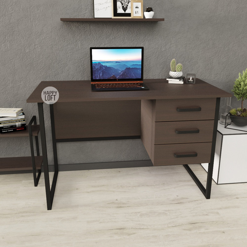 

Компьютерный стол LoftMLT S104 75x120x60 ЛДСП Дуб Молочный 16мм
