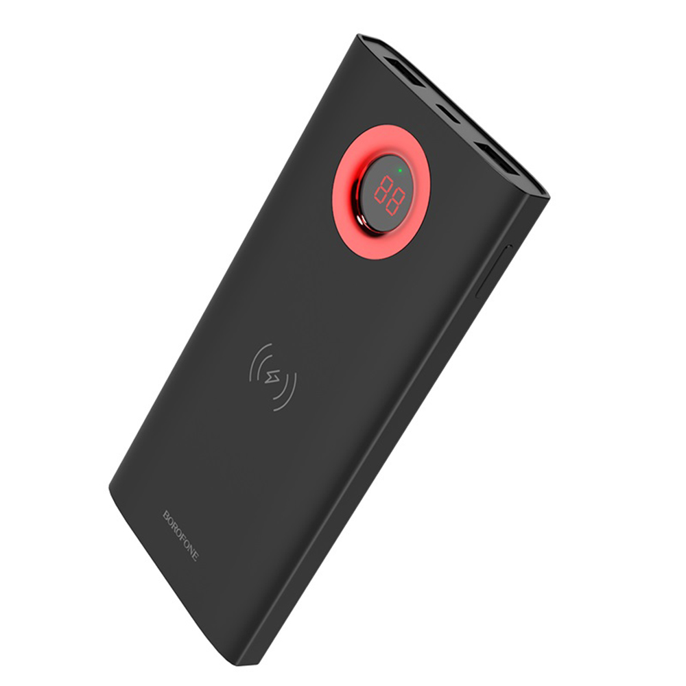 

Портативная батарея Power Bank Borofone BT16 с функцией беспроводной зарядки 10000mAh Black (BG/T 35590-2017)