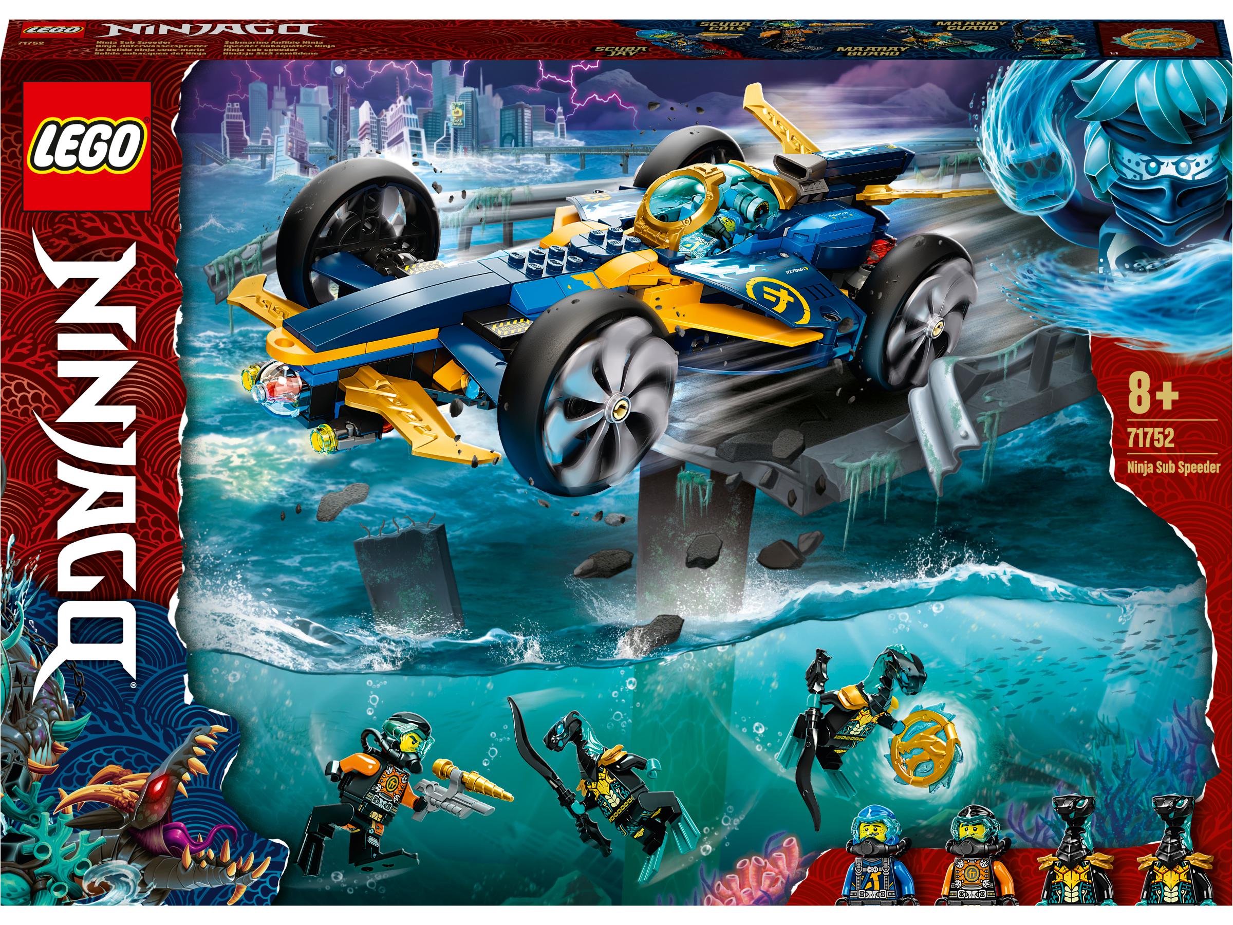 

Конструктор LEGO Ninjago Спидер-амфибия ниндзя 356 деталей (71752)