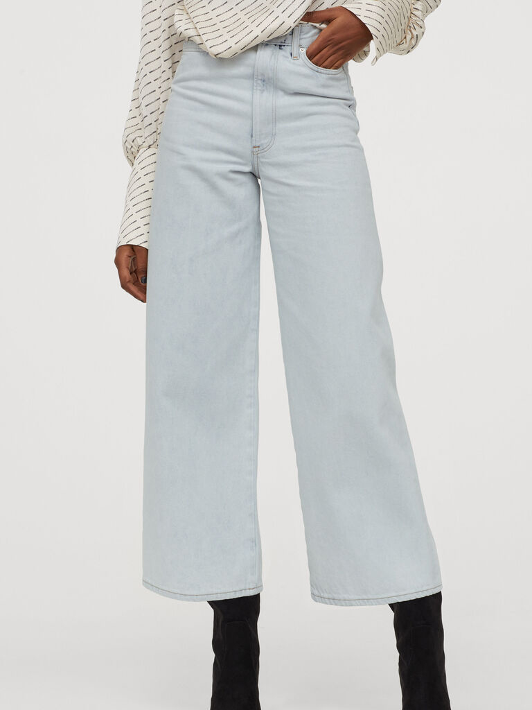

Джинсы H&M 060849490 40 Голубые с синим