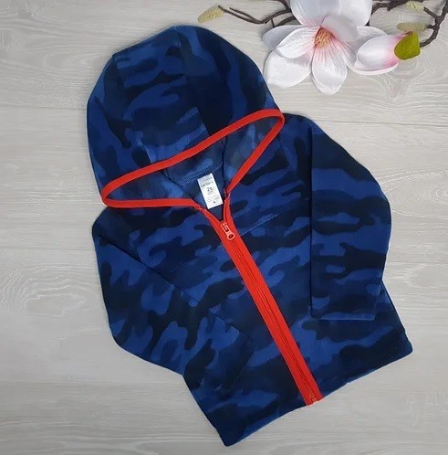 

Костюм флисовый с капюшоном carters 86-92 см синий