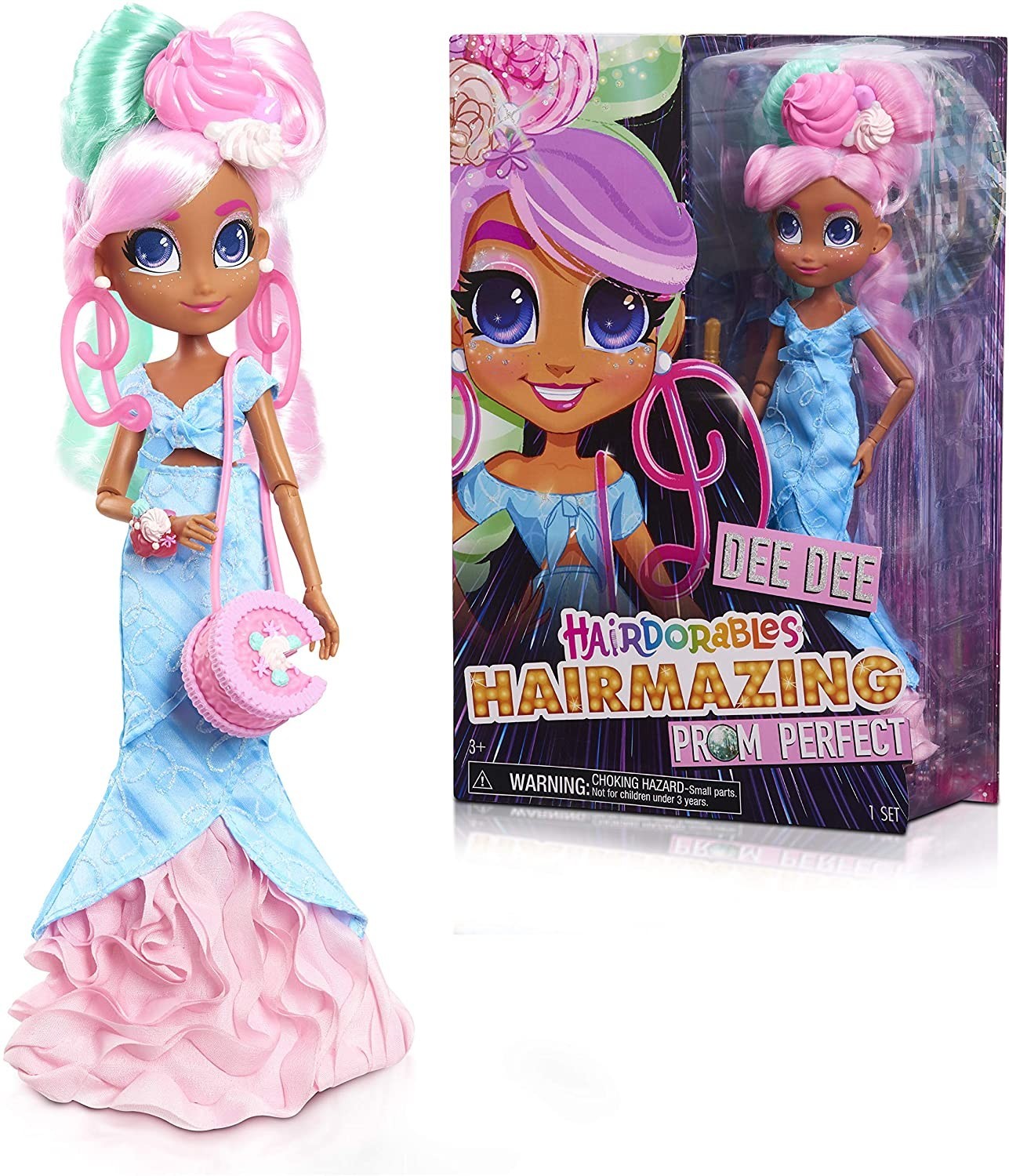 

Кукла Hairdorables модные куклы для выпускного вечера Dee Dee