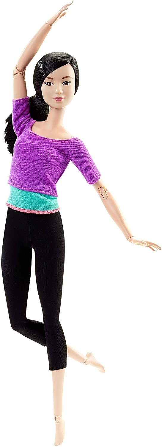 

Лялька Барбі Йога Рухайся як я (Barbie Made to Move Doll Purple Top)