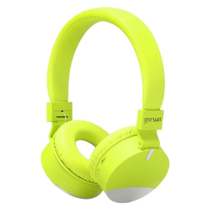 

Беспроводные наушники Gorsun GS-E86 - Bluetooth стерео наушники с MP3 плеером и FM радио (Салатовые)