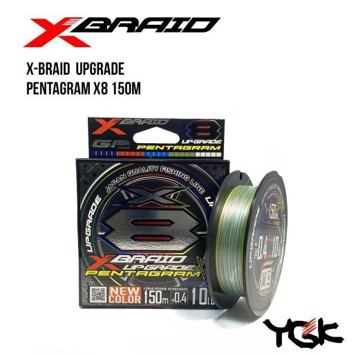 

Шнур плетеный YGK X-Braid Upgrade Pentagram X8 150m 1.0 (22lb / 9.98kg) (134850)