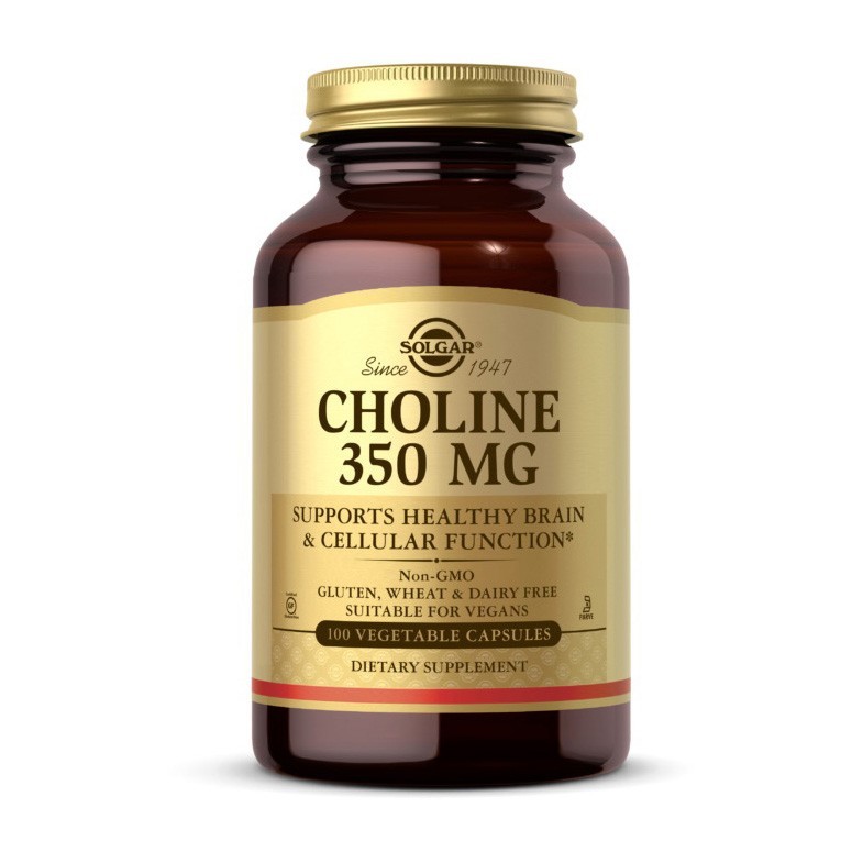 

Холин (витамин В4) Солгар / Solgar Choline 350 mg (100 veg caps)
