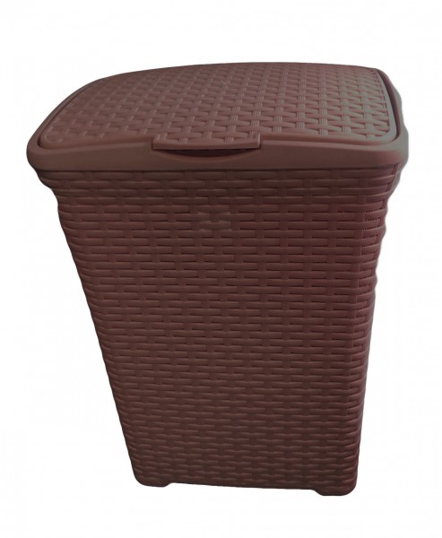 

Корзина для белья с крышкой 49л Ротанг (коричневый) Консенсус MCS-BK100-3