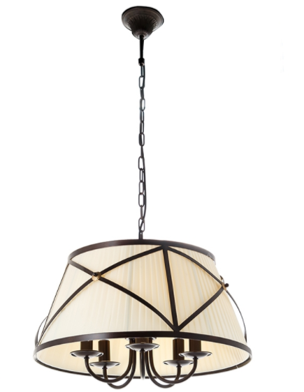 

Люстра Подвесная люстра с белым абажуром (5 ламп) (FN010/5) (SL00305)