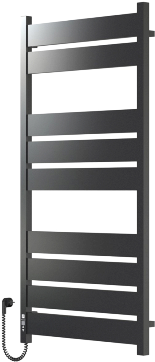 

Полотенцесушитель PALADII Братислава 1200х600х9 (2+3+4) L RAL-9005 электро контролер EF12T черный глянец