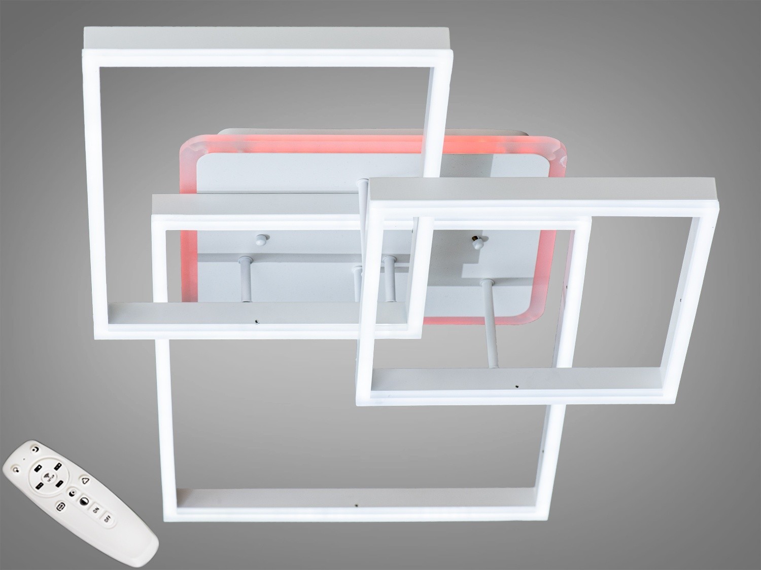 

Потолочная хрустальная современная LED-люстра AlexMosh с диммером и Лед подсветкой 140w цвет белый (71548)