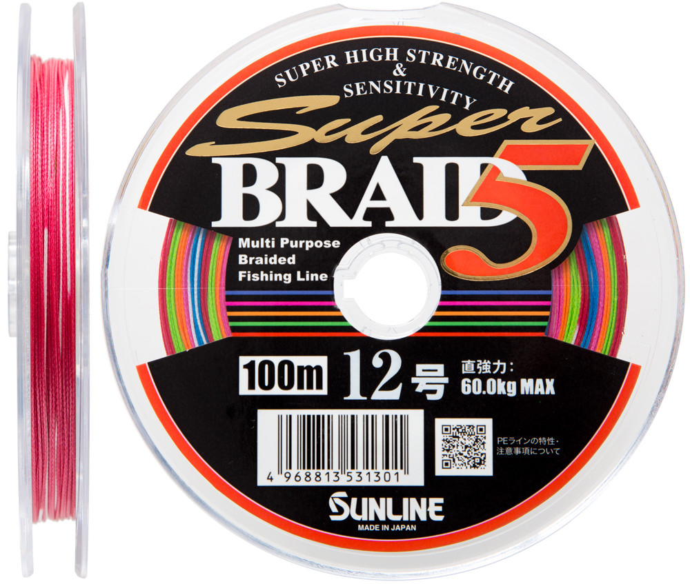 

Шнур Sunline Super Braid 5 50m (12 connected) #20 80кг (93353)