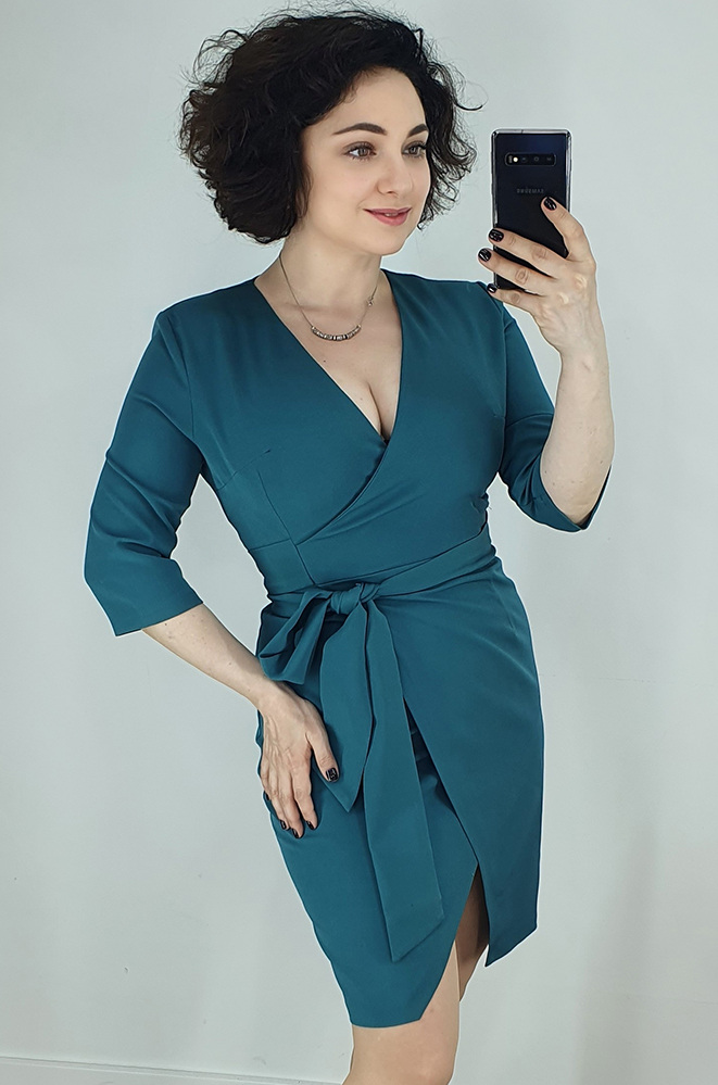 

Платье TRG 2701 40 Изумрудный