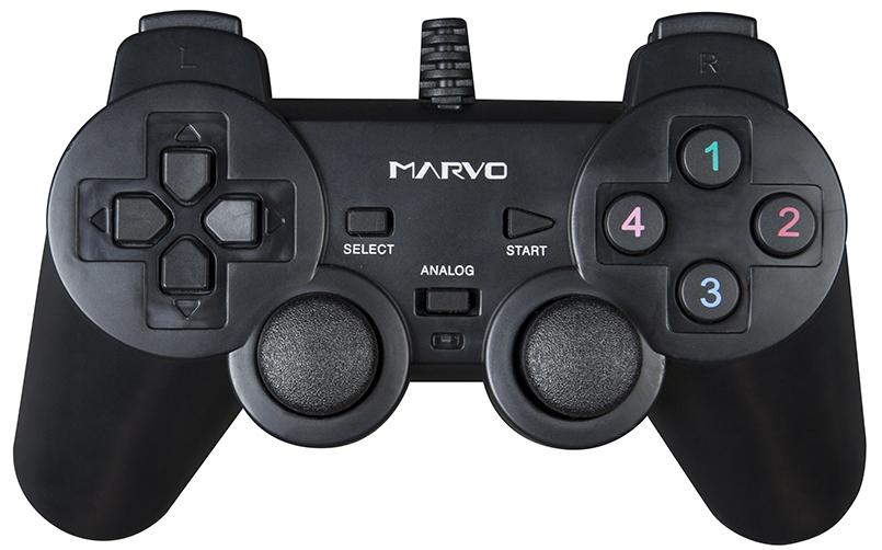 

Проводной геймпад Marvo GT-006 PC USB Black