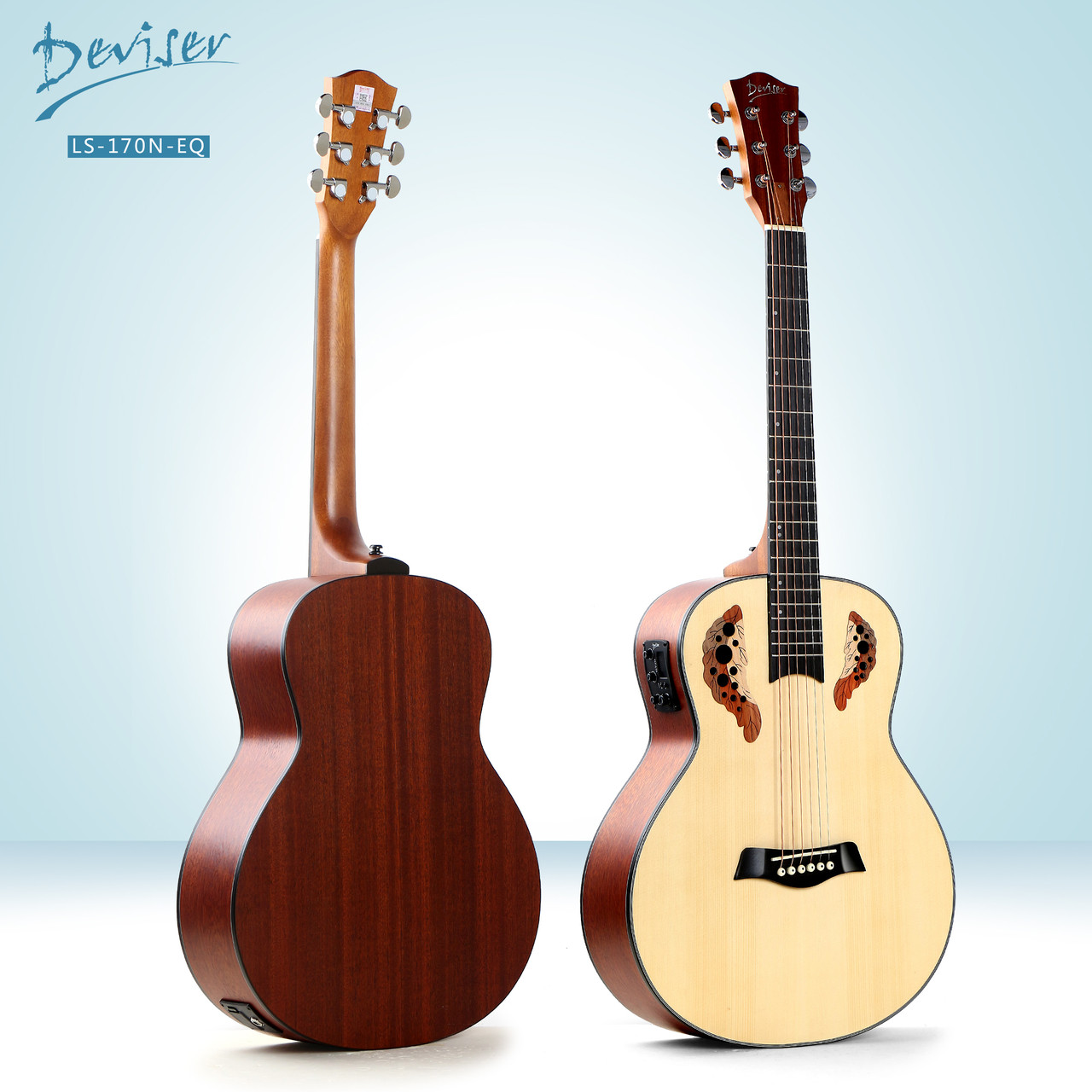 

Гитара электроакустическая 3/4 Deviser LS-170N-EQ (36 дюйма)