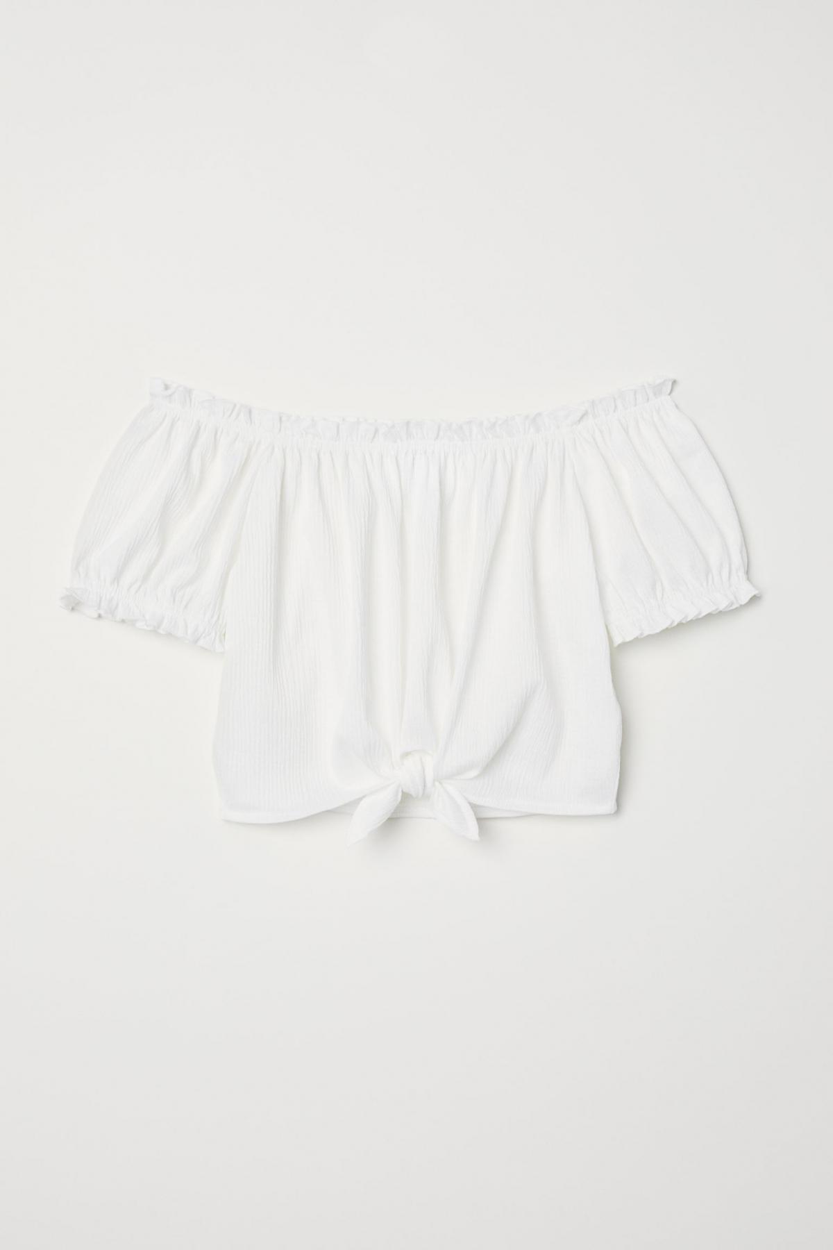 

Топ с открытыми плечами H&M s Белый